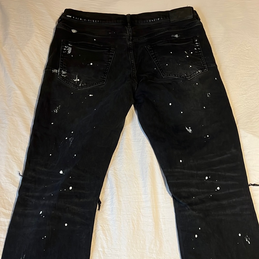 Purple men jeans